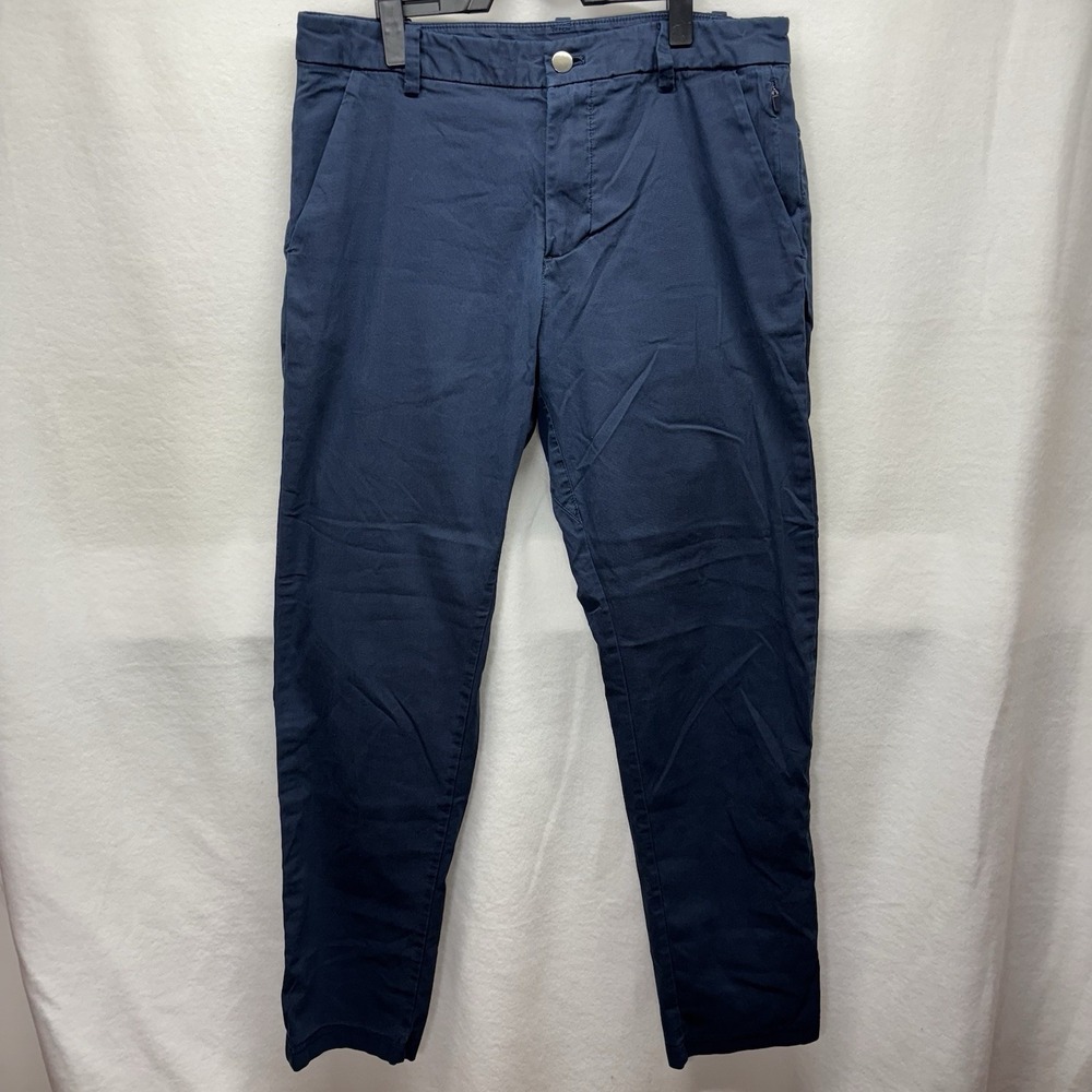 Lululemon ABC Pants Mens Size 30 Navy Blue Slim Fit Stretch Chino Casual - Picture 1 of 8
